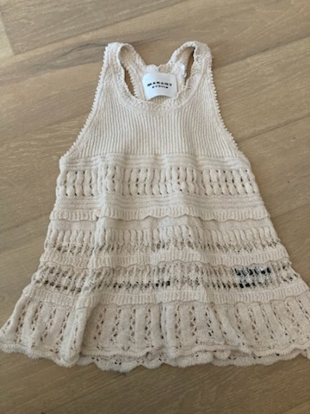 Isabel Marant Etoile Off White Fico Tank Top